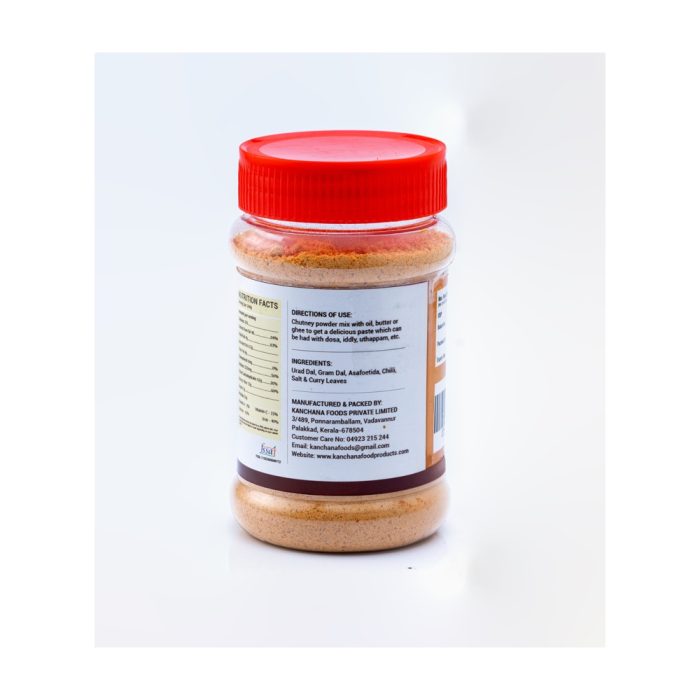 Instant Chutney Powder - Back Image