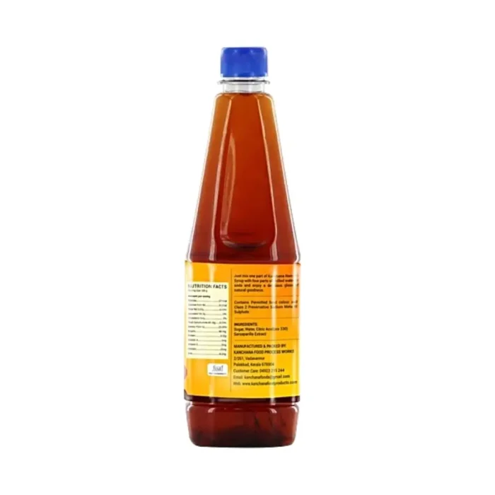 Nannari syrup 700ml - Back