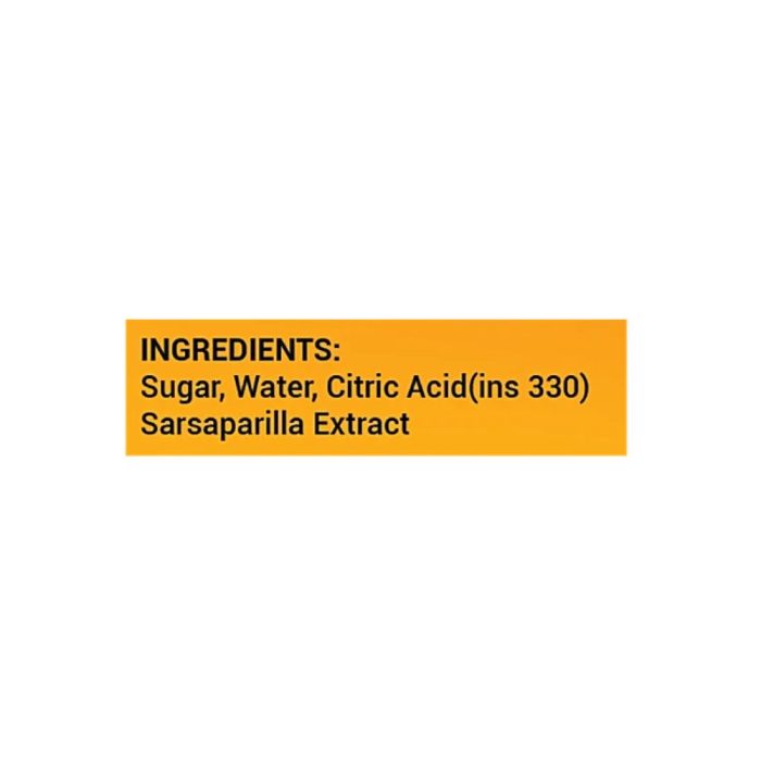 Nannari syrup 700ml - ingredients